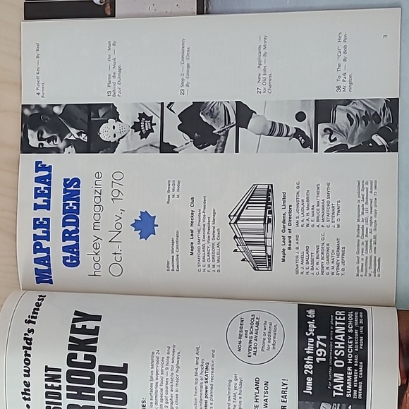 *closet clearout*2/$20 Vintage Oct 1970 - Maple Leaf Gardens Sports Magazine EUC - Picture 5 of 5